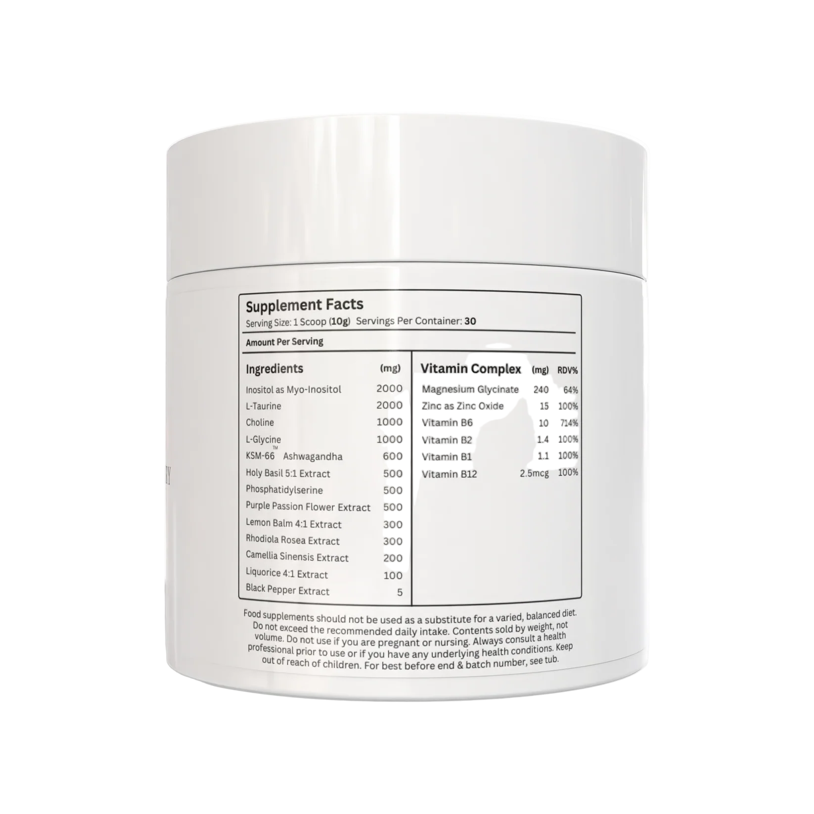 Apex Formulas Stress Recovery