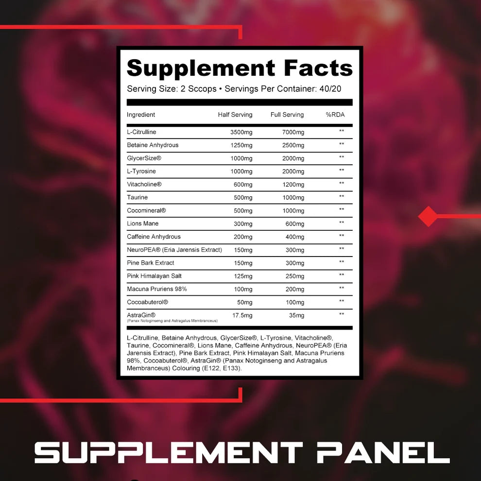 1 Source Supplements OTS - Off The Spectrum Stim Pre-Workout