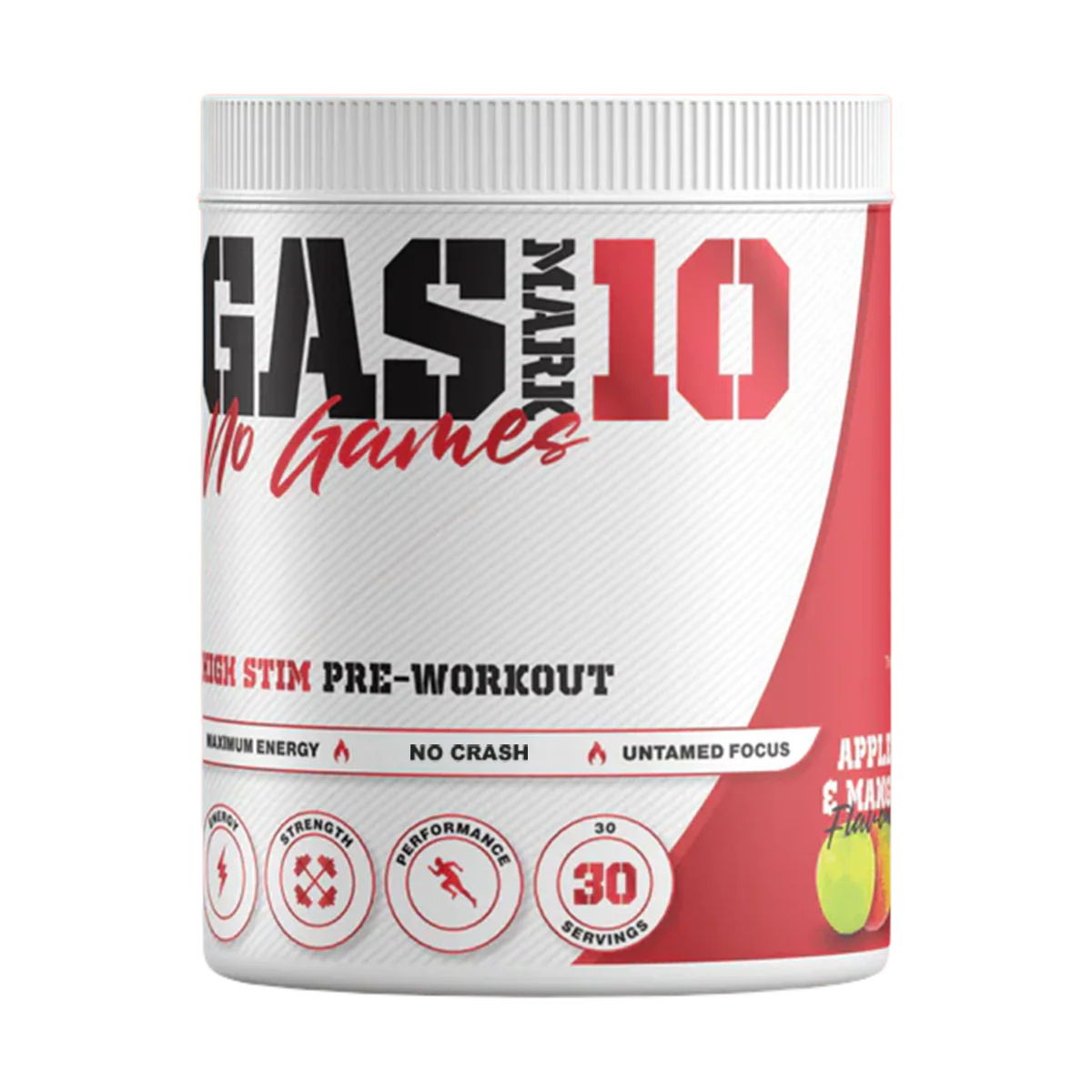Gas Mark 10 - No Games Stim Pre-Workout